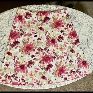 Floral Pink and Green Skirt Outfit JPR Zip up -12